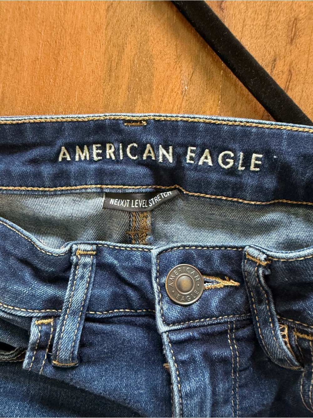 American Eagle Outfitters Dark Blue Skinny Jeans